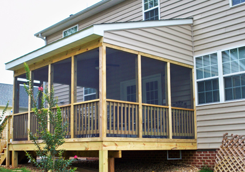screened porch design & installation by advantage home contracting
